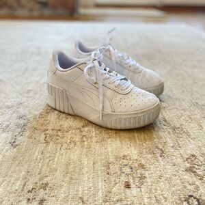 Puma Women's White Platform Sneakers